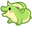 Cute Crocodile Green Pointer