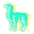Neon Llama Teal Pointer