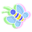 Neon Bee Purple Blue Pointer