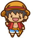 One Piece Anime Cursor with Monkey D. Luffy - Sweezy Cursors