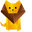 Origami Lion Yellow Pointer
