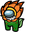Among Us Cuphead Cagney Carnation Character Orange Pointer