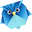 Origami Blue Owl Pointer