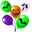 Halloween Balloons Green Pointer