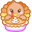 Cute Turkey and Pie Brown Pointer