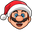 Super Mario Santa Mario and Reindeer Yoshi Red Pointer