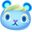 Animal Crossing Ione Blue Pointer