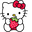 Hello Kitty and Red Strawberry Red Pointer