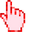 Shining Red Pixel Red Pointer