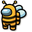 Among Us Bee Character Yellow Pointer