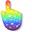 Rainbow Glitter Pointer