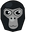 Gorilla Tag Gorilla and Banana Black Pointer