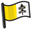 Vatican City Flag Yellow White Pointer
