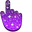 Shades of Violet Glitter Purple Pointer