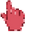 Indian Red Pixel Pointer
