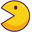 Cute Pac-Man and Ghosts Yellow Pointer
