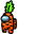 Among Us Orange Character Carrot Pointer