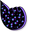 3D Stars Pattern Purple Pointer