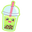 Kawaii Blue and Green Bubble Tea Pointer