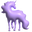 Simple 3D Purple Unicorn Pointer