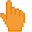 Carrot Orange Pixel Pointer