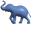 Simple 3D Blue Elephant Pointer