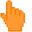 Saffron Orange Pixel Pointer