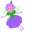 Purple Fairy and Flower Wand Green Pointer