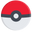 Pokemon Logo with Pokeball Red White Pointer