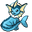 Pokemon Vaporeon Pixel Blue Pointer