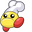 Kirby Cookin and Frying Pan Red Yellow Pointer