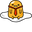 Gudetama in Red Tie Yellow Pointer