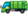 Sanitation Worker Green Truck Pointer