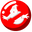 Minimal Red Ghostbusters Logo Pointer