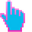 Blue Pink Pixel Pointer