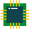 Central Processing Unit Green and Yellow Pointer