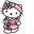 Hello Kitty After Shower Pink White Pointer