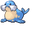 Pokemon Spheal and Sealeo Pixel Blue Beige Pointer