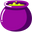 Minimal Witch Cauldron Purple Pointer