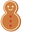 Christmas Tree and Snowman Cookies Brown Pointer