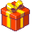 Holiday Gift Boxes Pixel Red Yellow Pointer