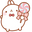 Molang with Candy White Pink Pointer