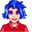 Stardew Valley Emily Red Blue Pointer