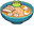 Frog in Cup and Ramen Bowl Pixel Green Blue Orange Pointer