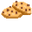 Chocolate Chip Cookies Pixel Orange Brown Pointer