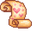 Valentine's Day Love Potion and Scroll Pixel Orange Pink Pointer