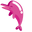 Minimal Pink River Dolphin Pointer