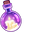 Magical Potion Bottles Purple Yellow Pointer