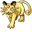 Pokemon Meowth and Persian Pixel Yellow Pointer