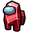 Among Us Red Ruby Character Pointer